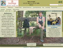 Tablet Screenshot of jbjourneys.com